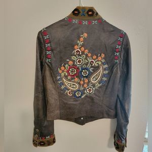 Double D Ranch Leather Jacket XS